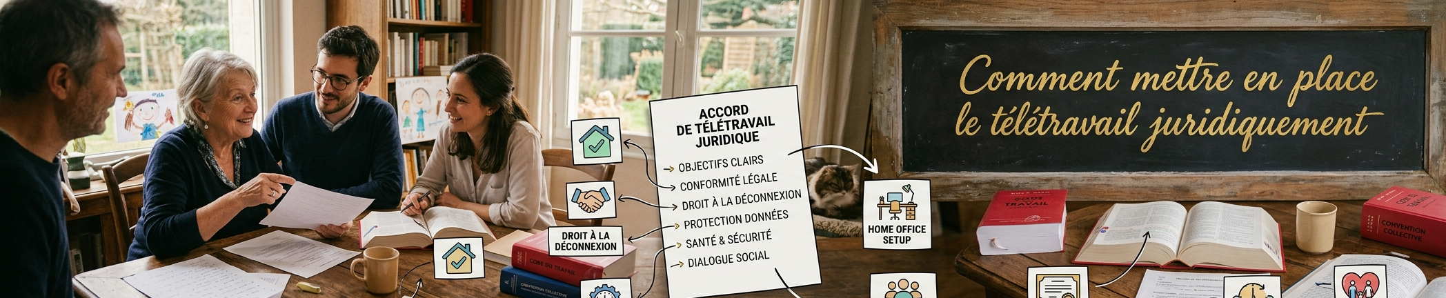 Comment mettre en place le télétravail juridiquement